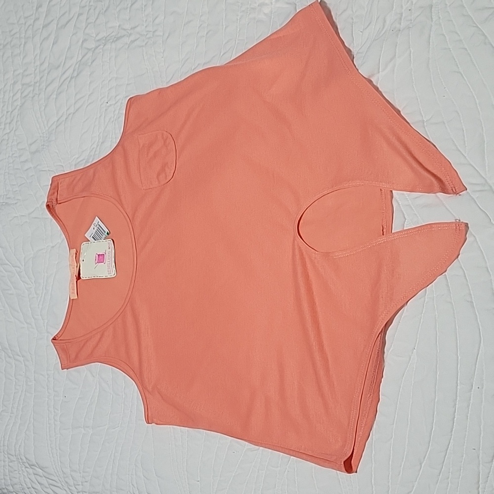 Rebellious One Blend Tank Top Orange Womens Size Lerge